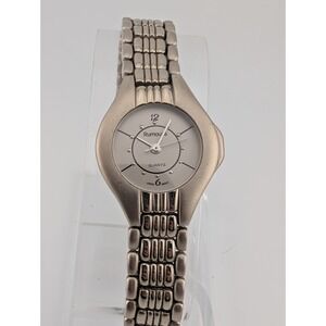 Rumours Watch Women 23mm Silver Case‎ 6" Band- New Battery